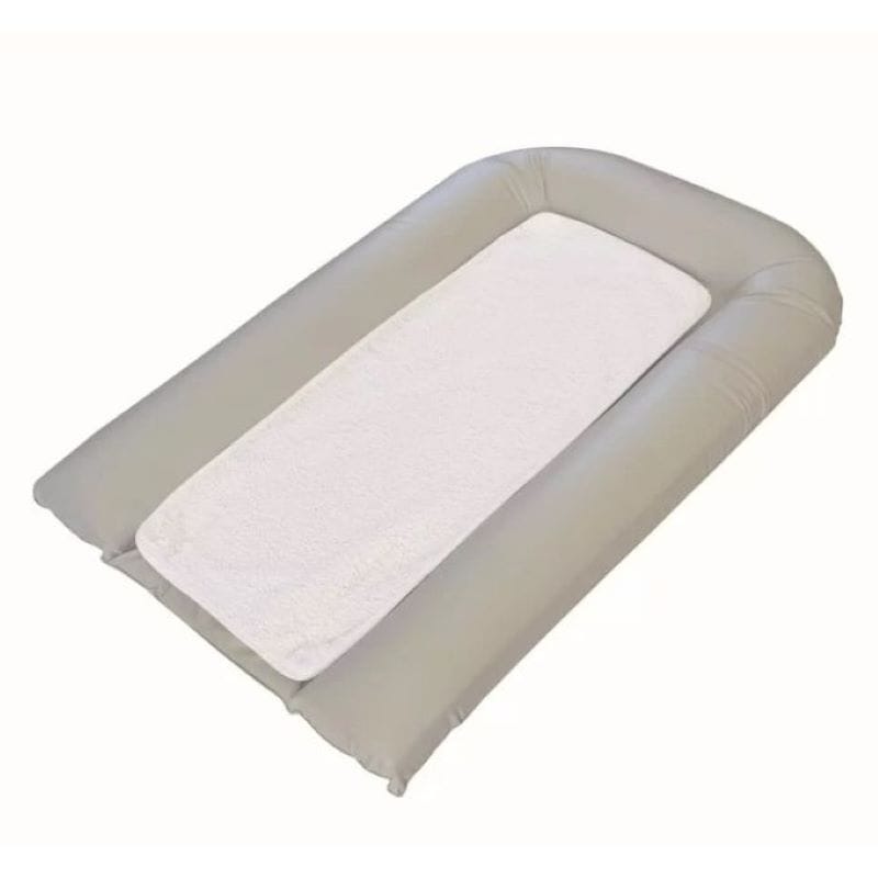 Candide Matelas à langer PVC gris avec lot d’éponges
