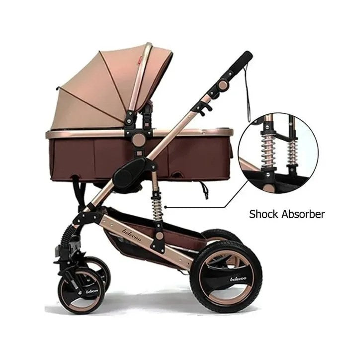 poussette 2 en1 belecoo Beige