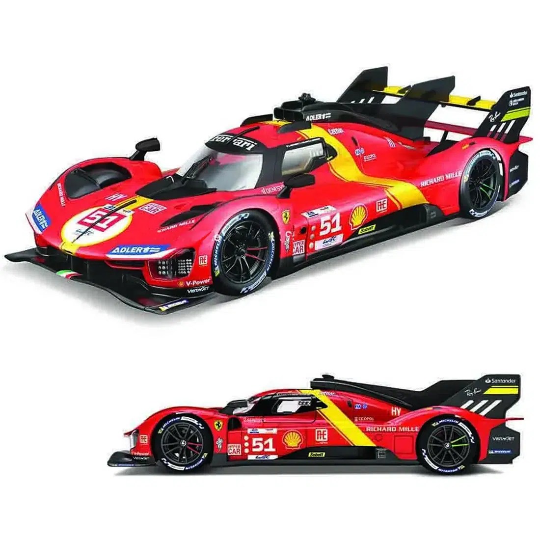 Ferrari 499P Rastar Voiture Télécommandée 1:14 Rouge
