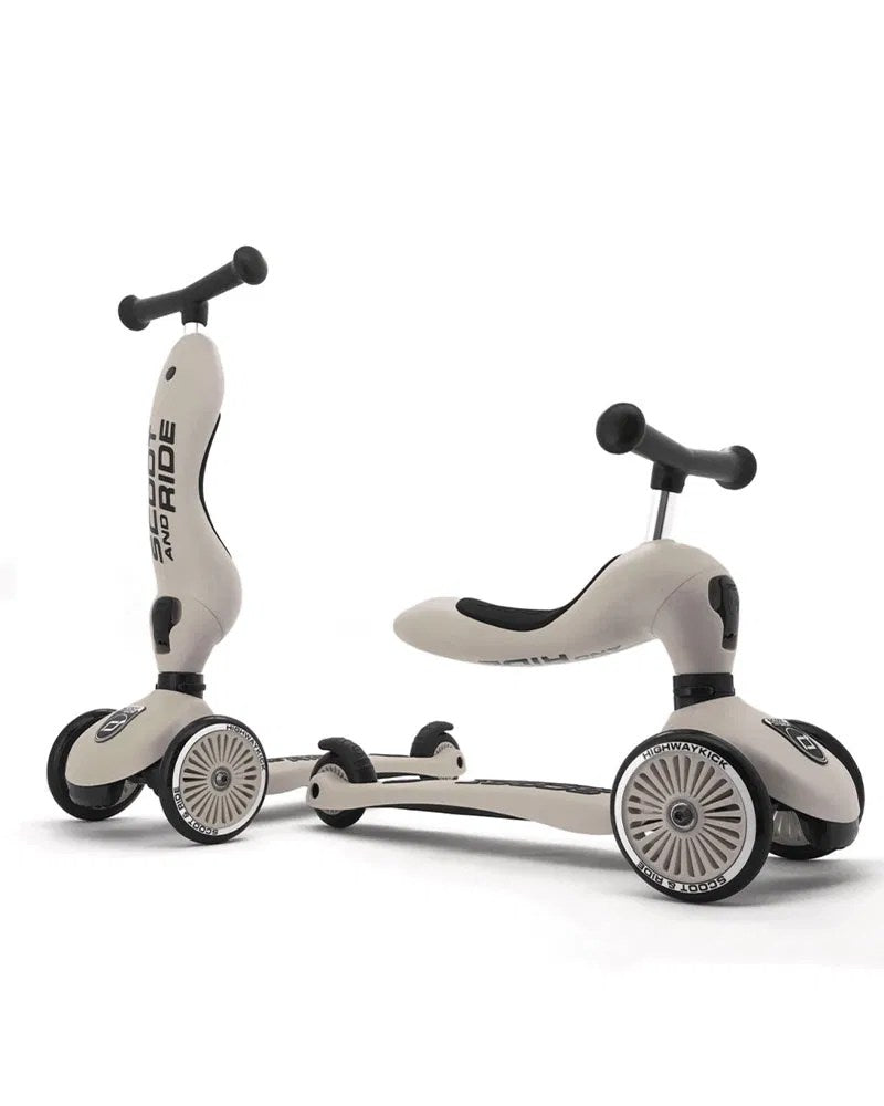 Scoot And Ride Trottinette 2en1 Highwaykick 1 – Ecru