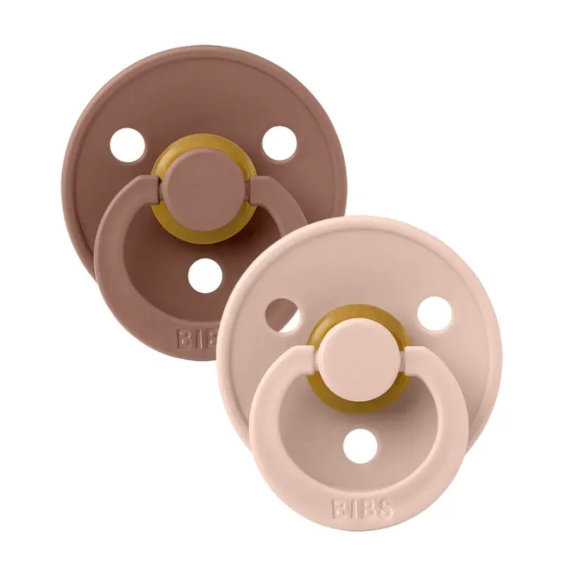 2 sucette Sage Woodchuck/Blush 0-6 mois – BIBS