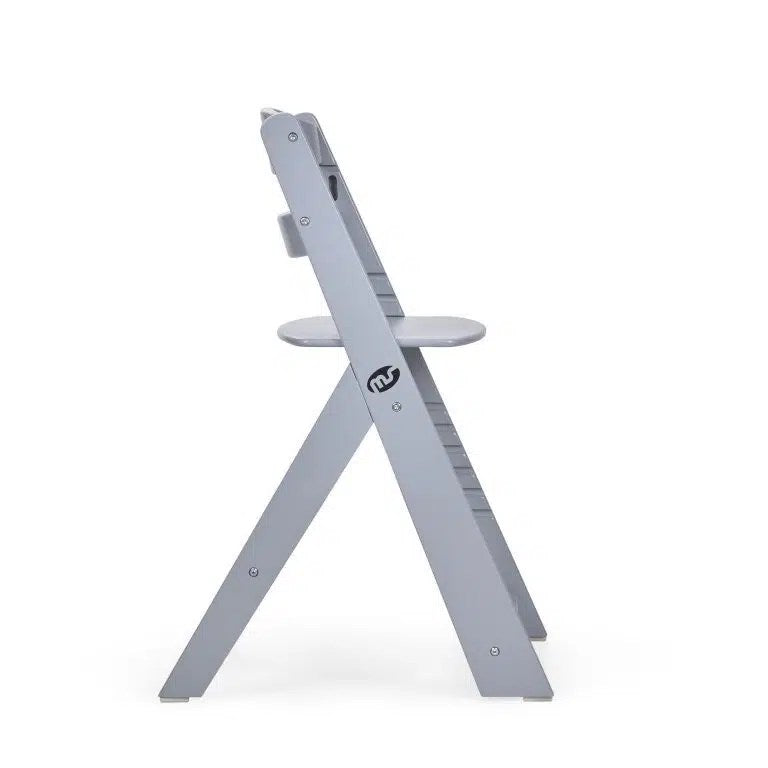 Chaise haute évolutive en bois gris – MS