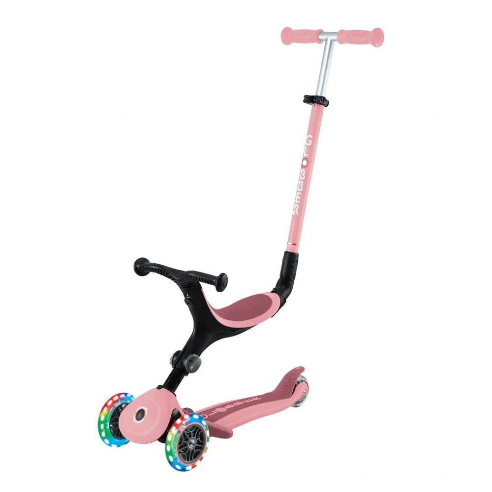 Trottinette Évolutive Globber GO•UP Active Plus Lights – Rose