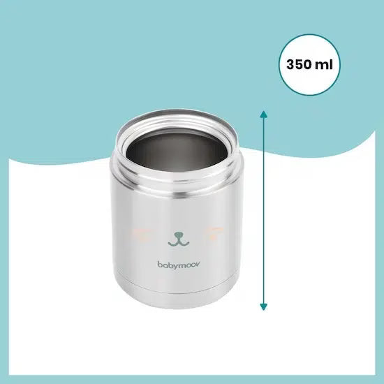 Babymoov Contenant Inox Eat’Isy Gris/Bleu