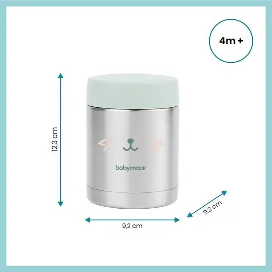 Babymoov Contenant Inox Eat’Isy Gris/Bleu