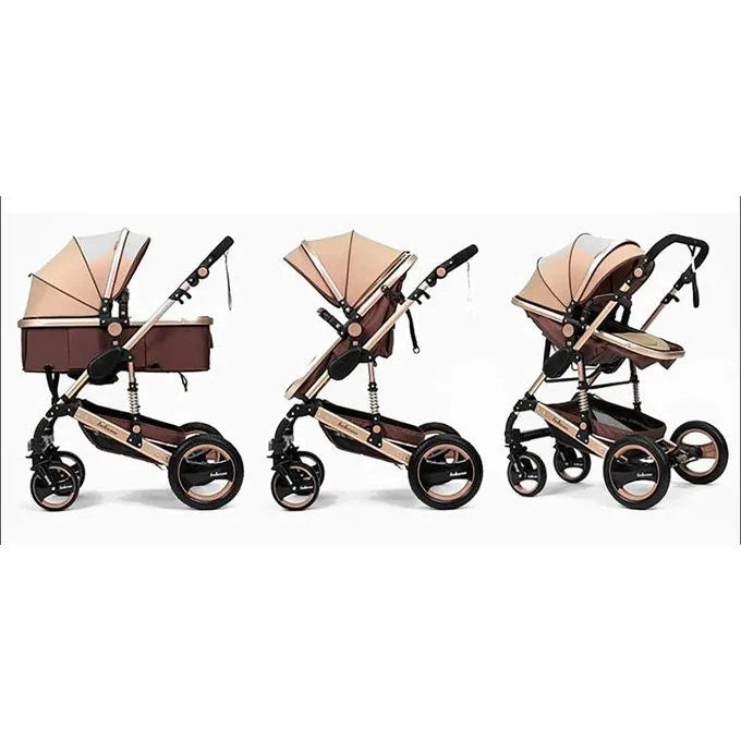 Pack poussette de Luxe 3 en 1 Beige – Belecoo