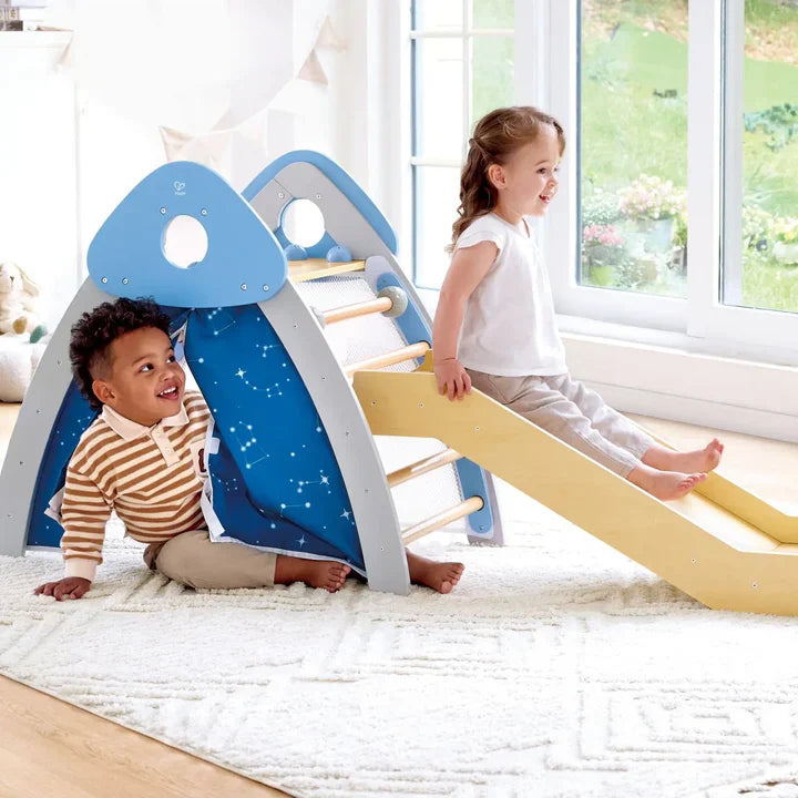 Aire de jeu escalade & toboggan 4 en 1