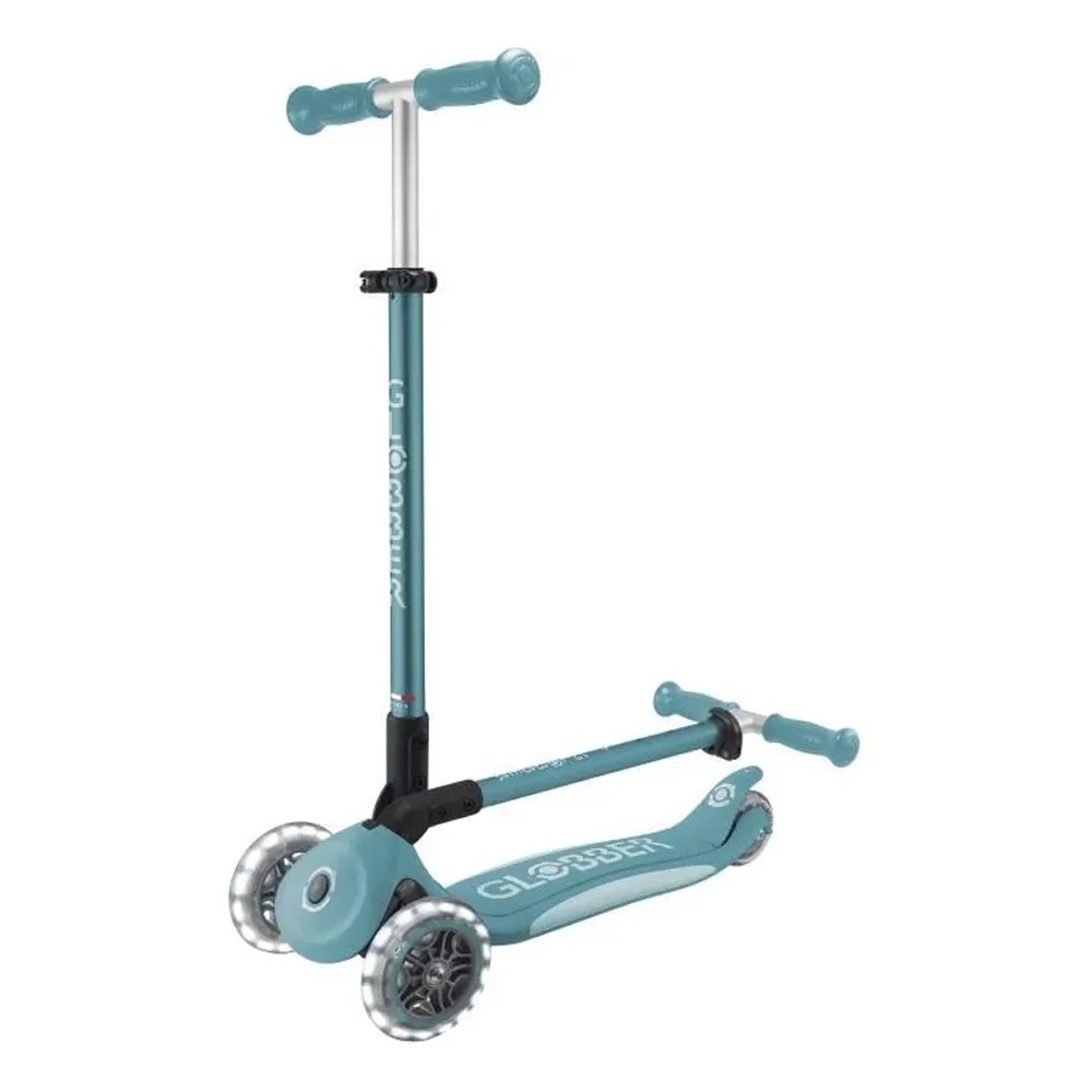 Trottinette Globber Primo Foldable Plus Lights Bleu Pastel
