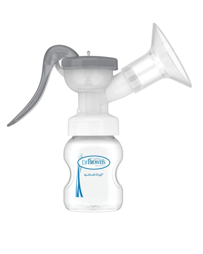Dr. Brown’s Tire-lait Manuel SoftShape™ + Biberon Col Large 150ml