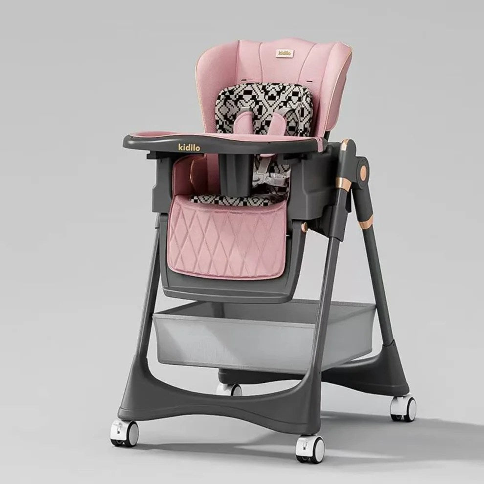 Chaise Haute KD8100 – Pliable Rose