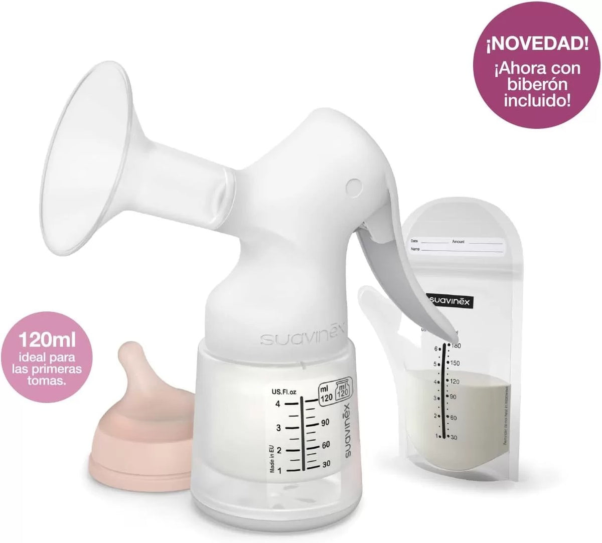 Suavinex, Tire-lait Manuel. Inclut