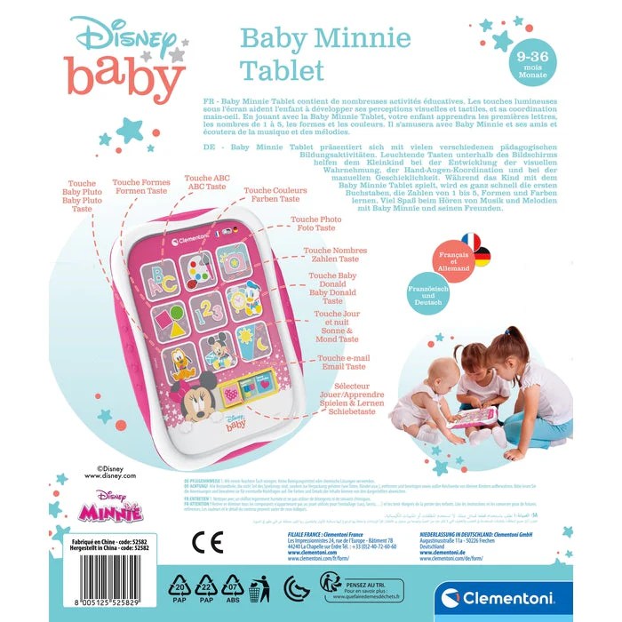 Ma Première Tablette Baby Minnie – CLEMENTONI