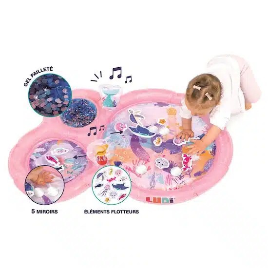 Ludi Tapis d’eau sirene Rose