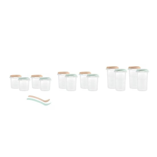 Miniland Set 12 Pots de Conservation Multicolore