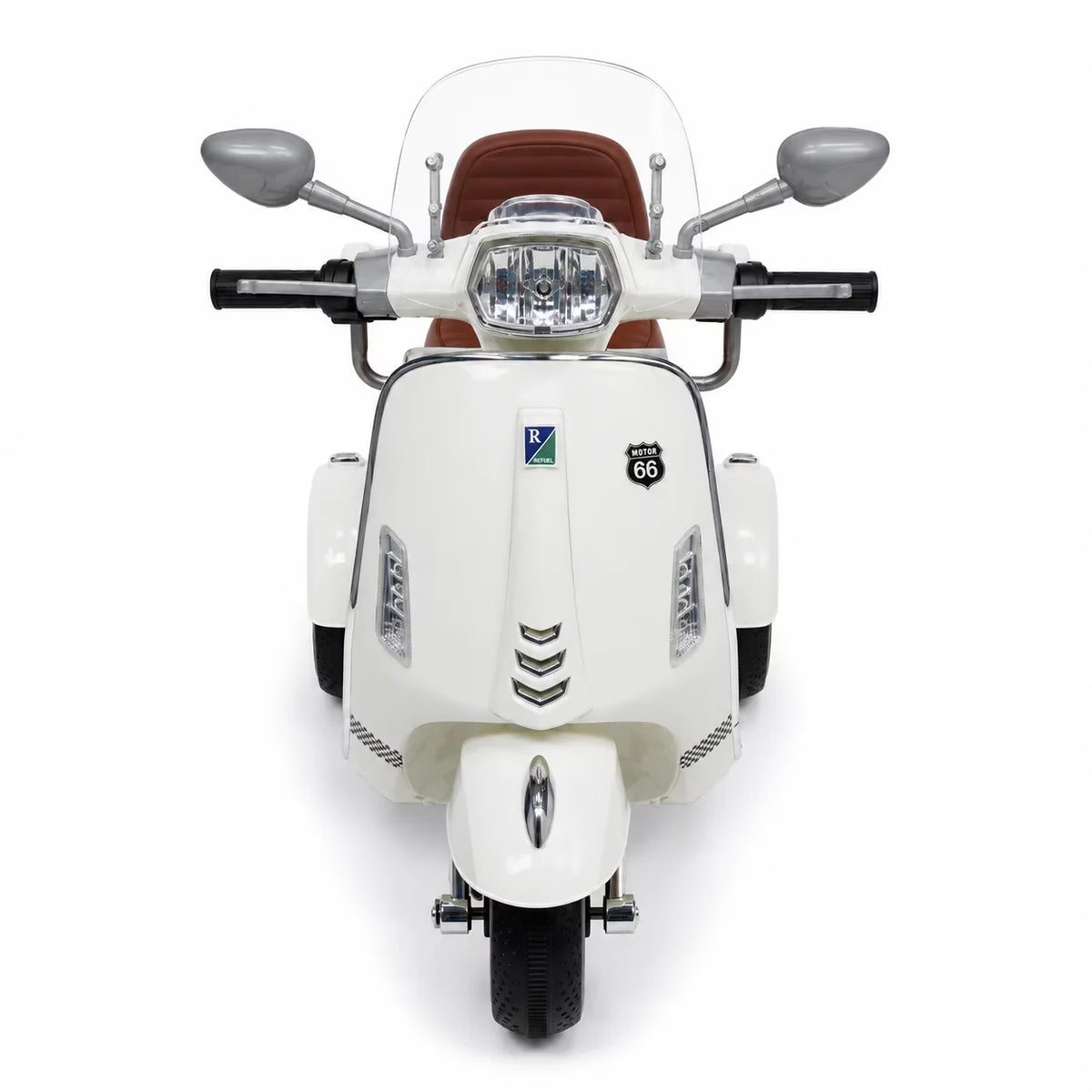 Vespa électrique enfant 3 roues 2 places à double moteur