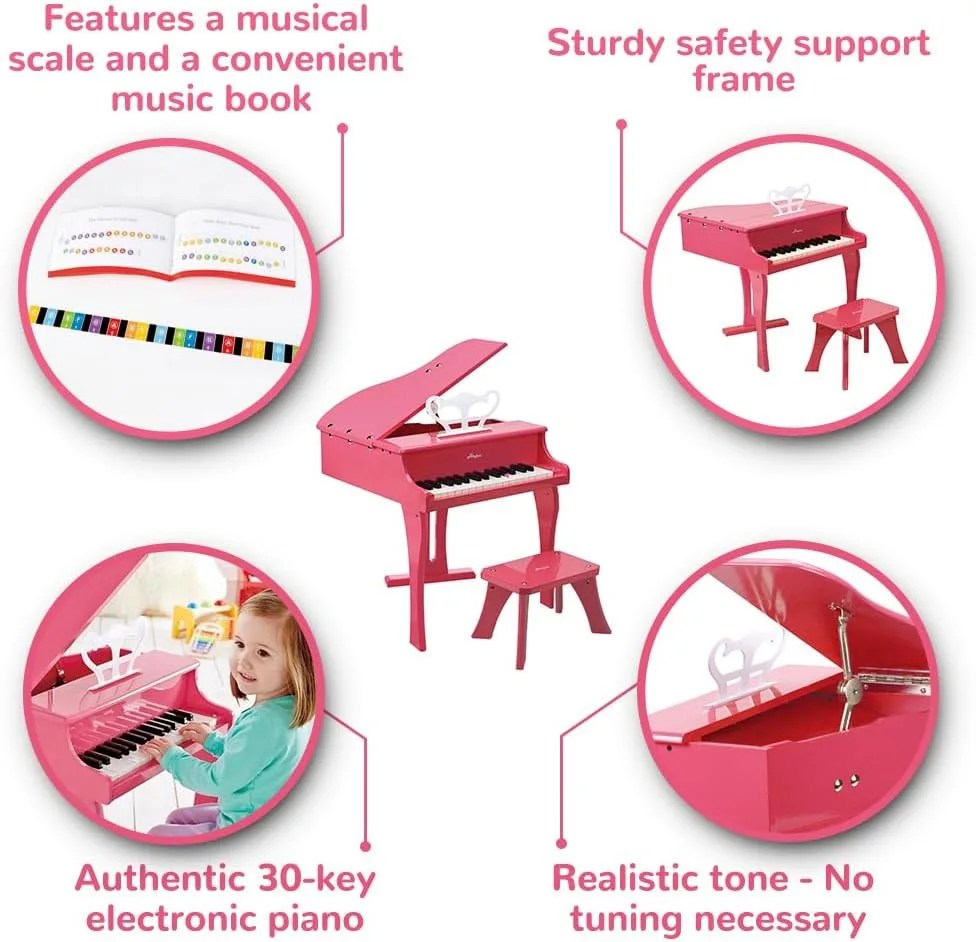 Hape – Grand Piano rose De Luxe