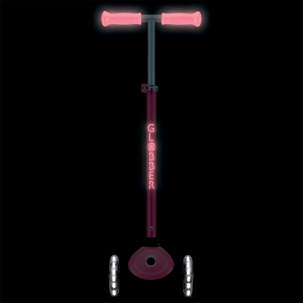 Trottinette Globber PRIMO PLUS LIGHTS GLOW – Rose