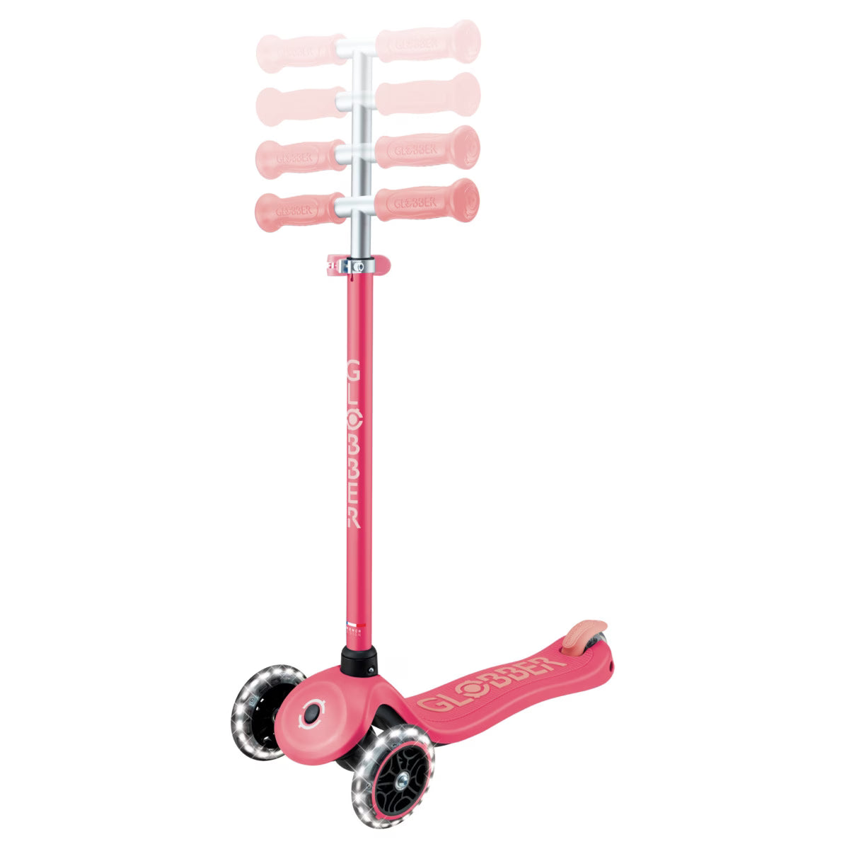 Trottinette Globber PRIMO PLUS LIGHTS GLOW – Rose