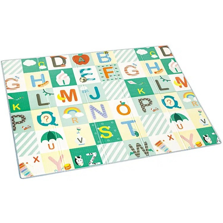 Tapis de jeu pliable double face Hape 177×147 cm