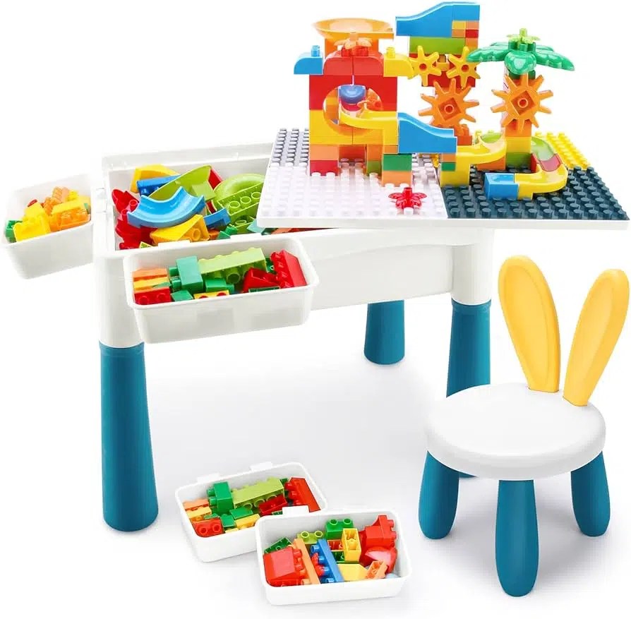 activity table blocks 5in1 double face < 105pcs