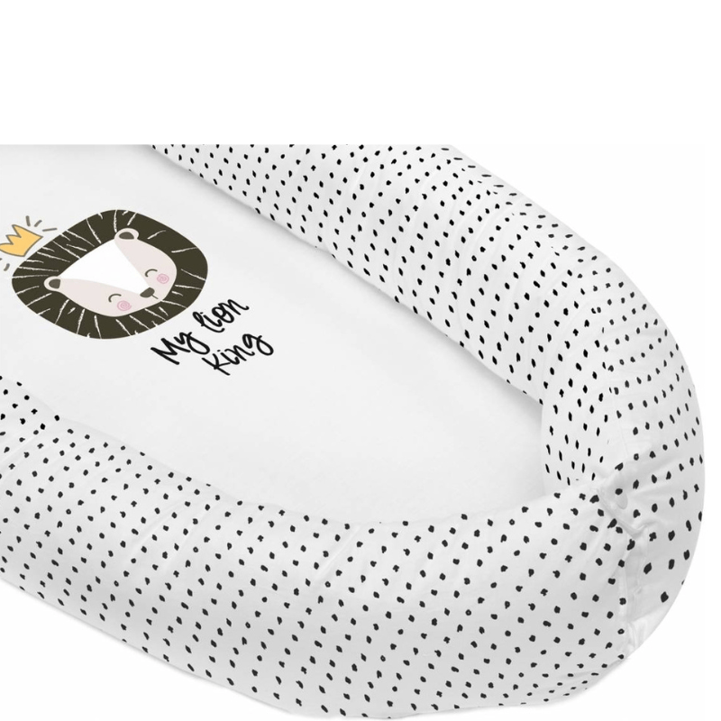 Cocoonababy Nido NAF NAF My Lion King Negro (48 x 90 x 8 cm)