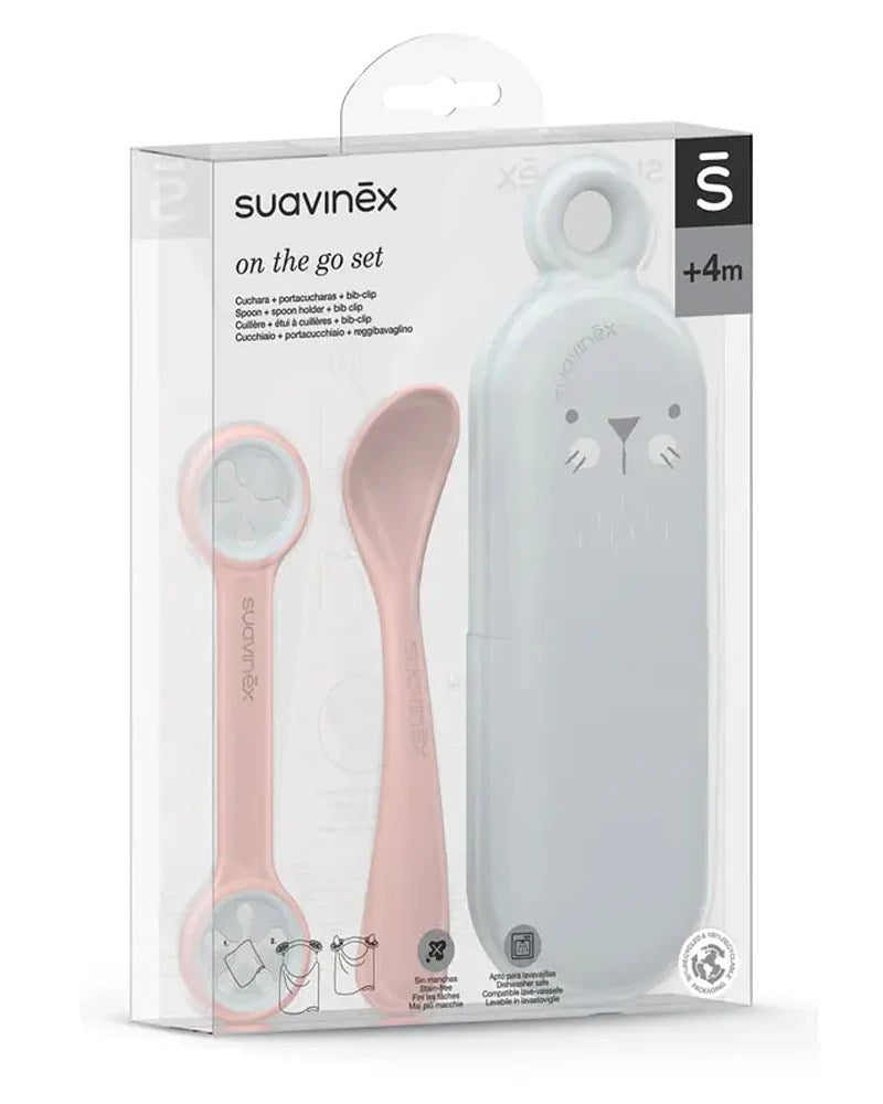 Suavinex Ensemble de Vaisselle – Rose