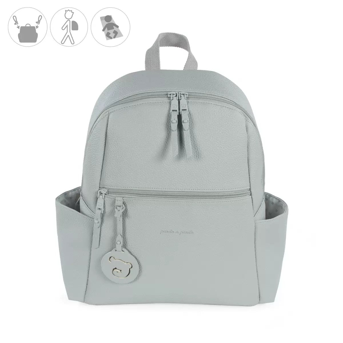 Pasito a pasito Sac à langer dos vert clair
