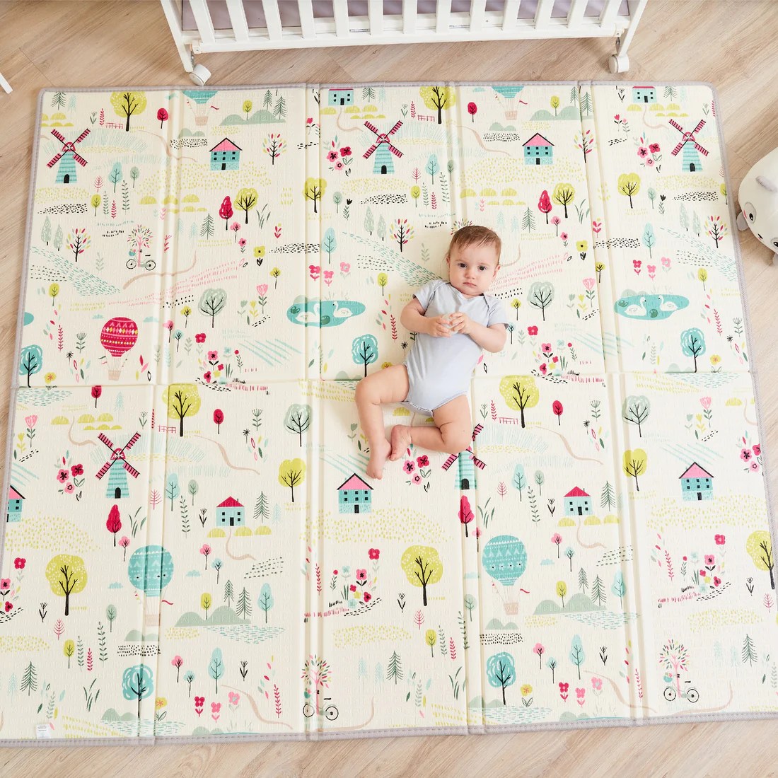 Tapis de Jeu en mousse, épais et pliable pour enfants