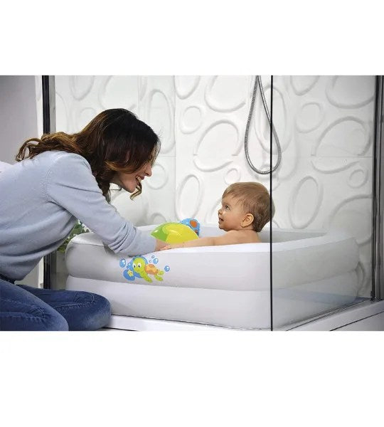 BESTWAY – Baignoire Gonflable Carrée Pour Bébé Fluo