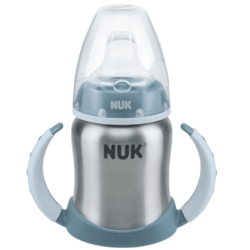 Tasse d’apprentissage NUK en acier inoxydable -BLEU