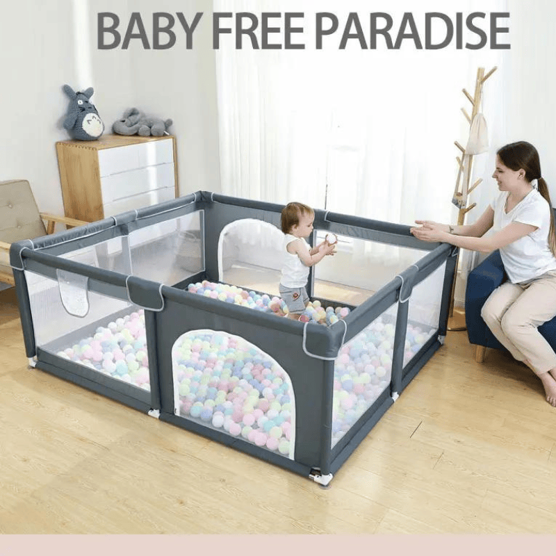 parc de jeux pour bébé de grande taille avec anti-collision-toimoys