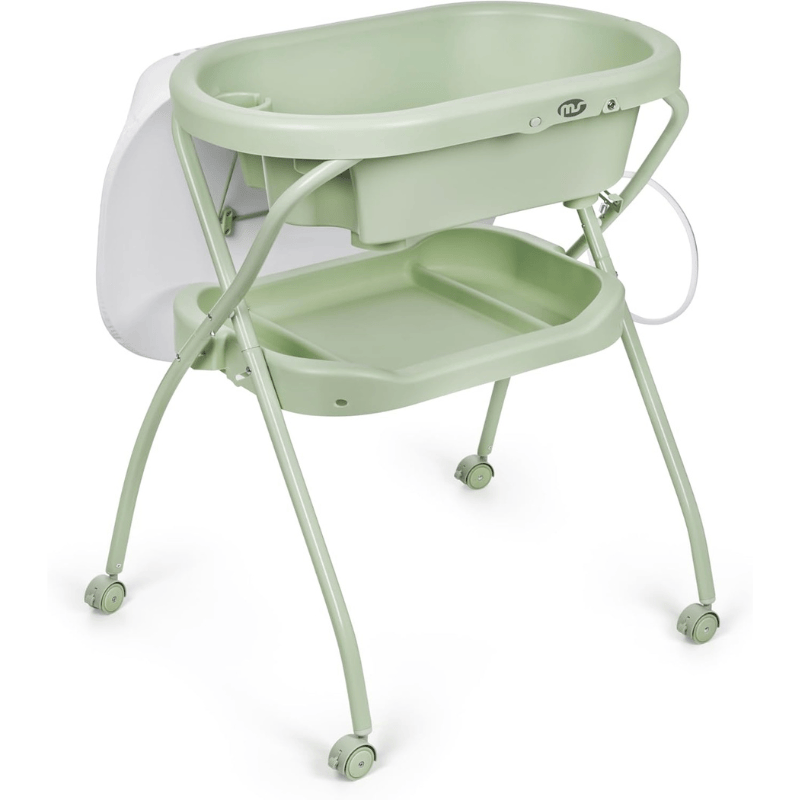 Baignoire et matelas à langer vert – Ms