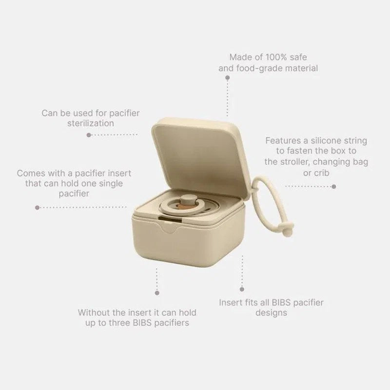 Bibs Pacifier Box – Ivory