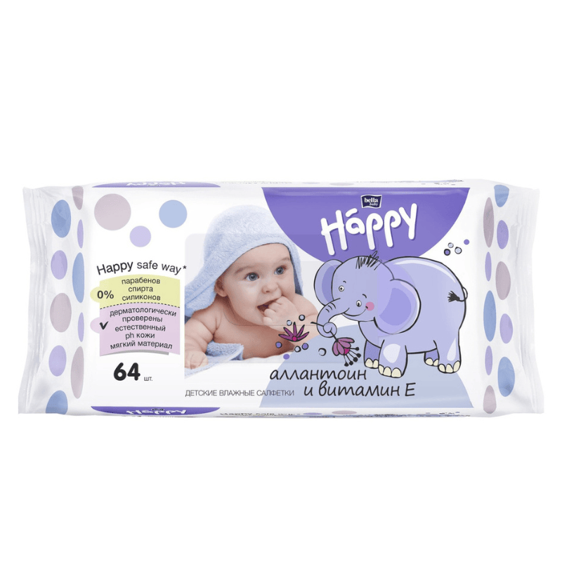 Lingettes humides Bella Baby Happy Allantoïne