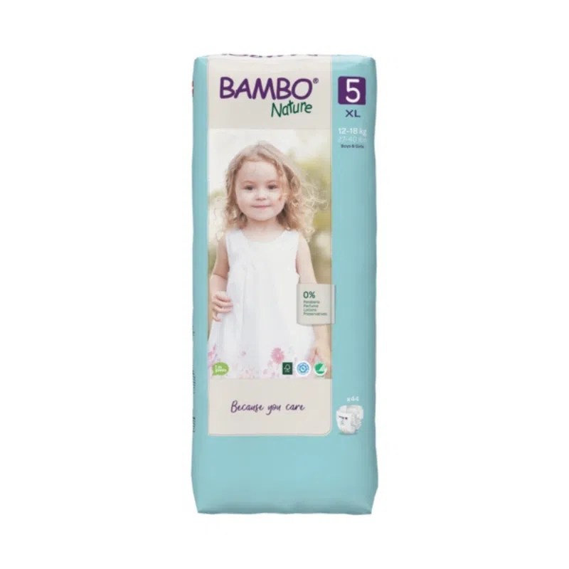 BAMBO NATURE COUCHES T5 12-22 KG / 44 COUCHES