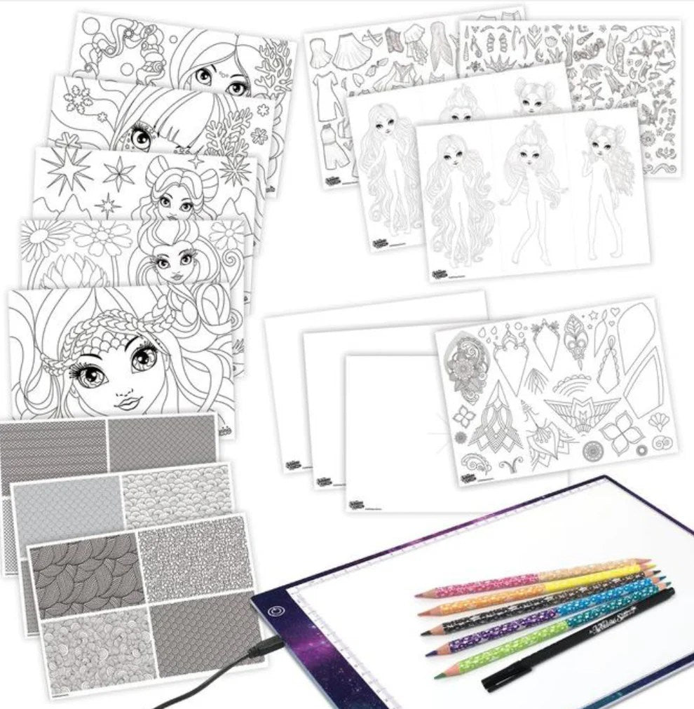 Bloc de Lumière pour Traçage et Coloriage – Nebulous Stars