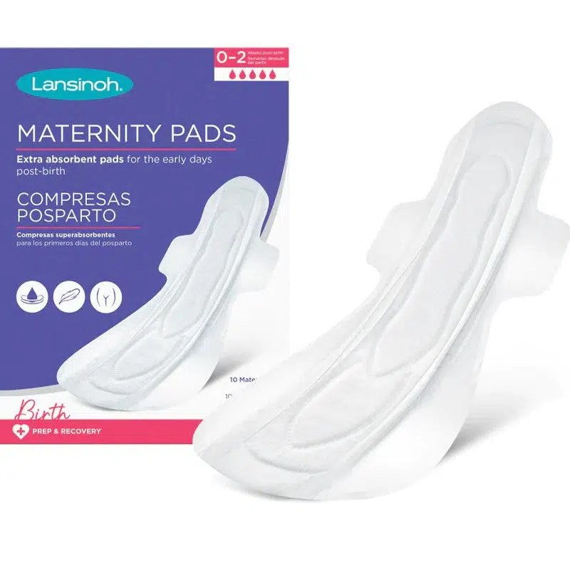 Lansinoh Serviettes Maternité Taille L 0-2 Semaines – 10 Unités