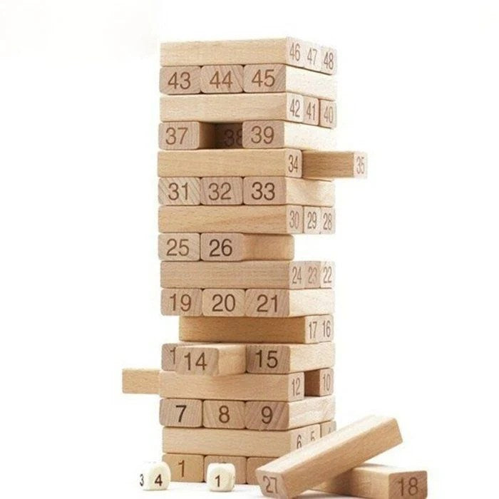 Jeu d’Empilement Blocks – 54 Pièces