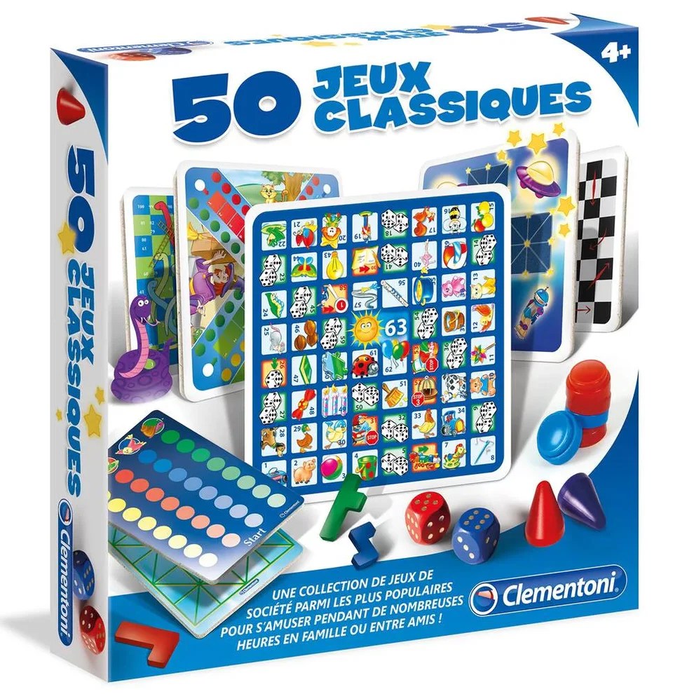 Coffret 50 Jeux Classiques