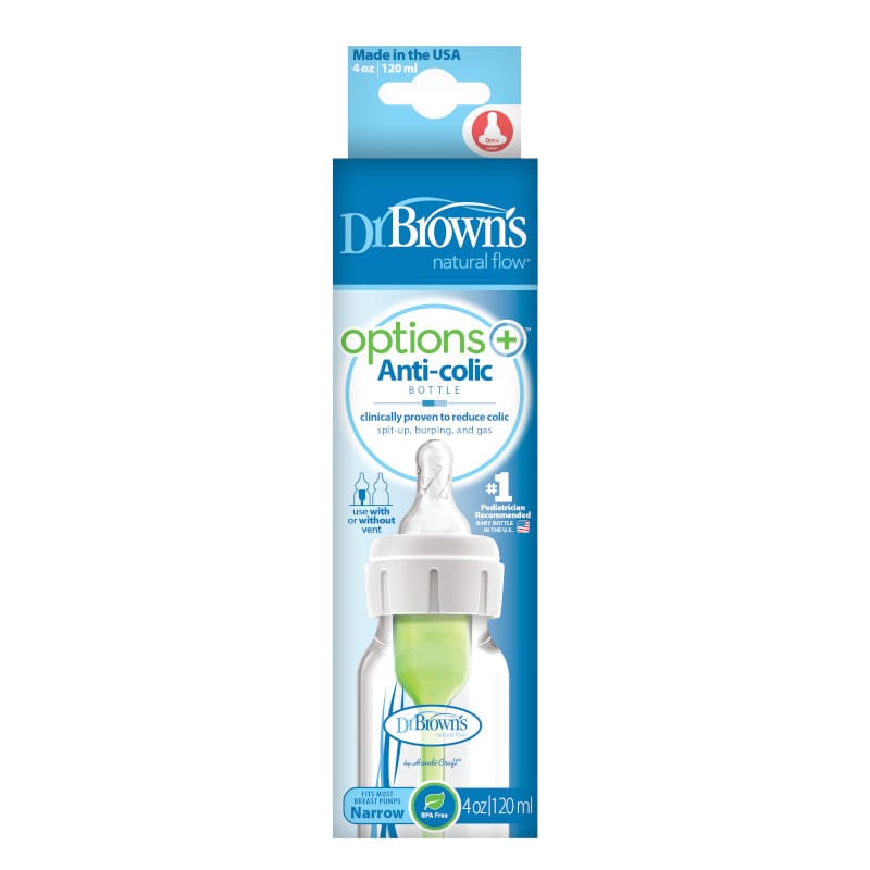 Dr. Brown’s Biberon Cole étroit – 120ml
