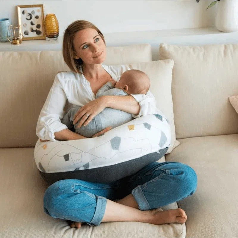 Coussin D’allaitement & Maternité BUDDY Bear Grey Doomoo