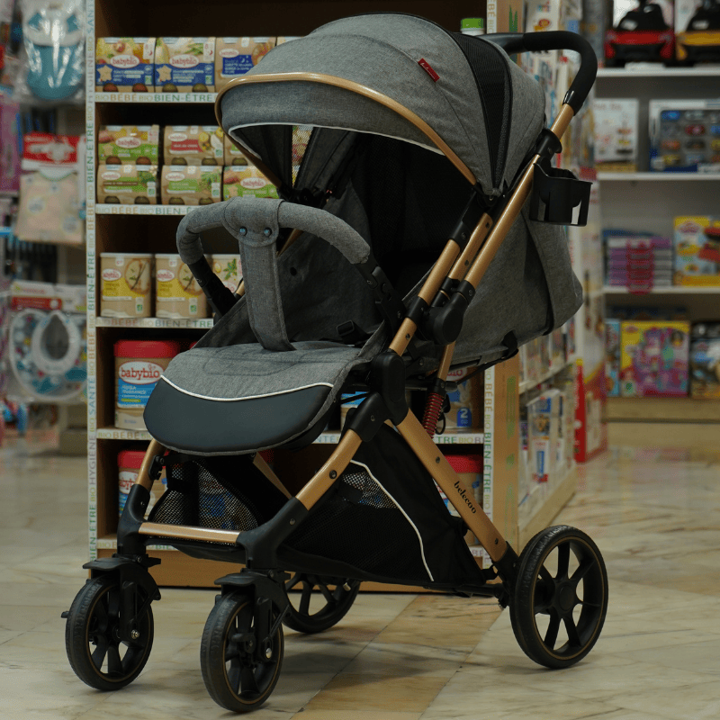 Poussette Belecoo B1 Reversible– Gris