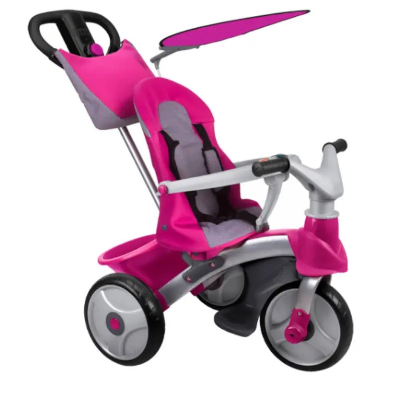 TRICYCLE BABY TRIKE EASY EVOLUTION ROSE – FEBER