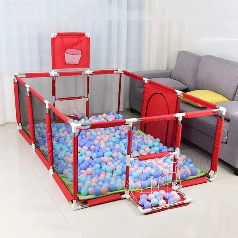 Parc de jeu enfants Anti-Chute Rectangle – ROUGE