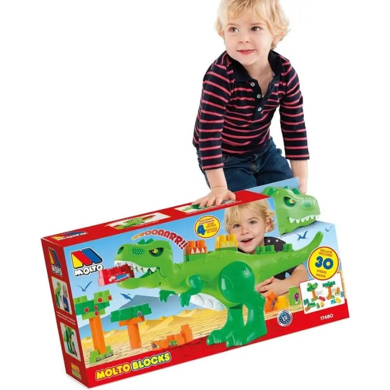 Molto Dinosaures Avec 30 Blocs