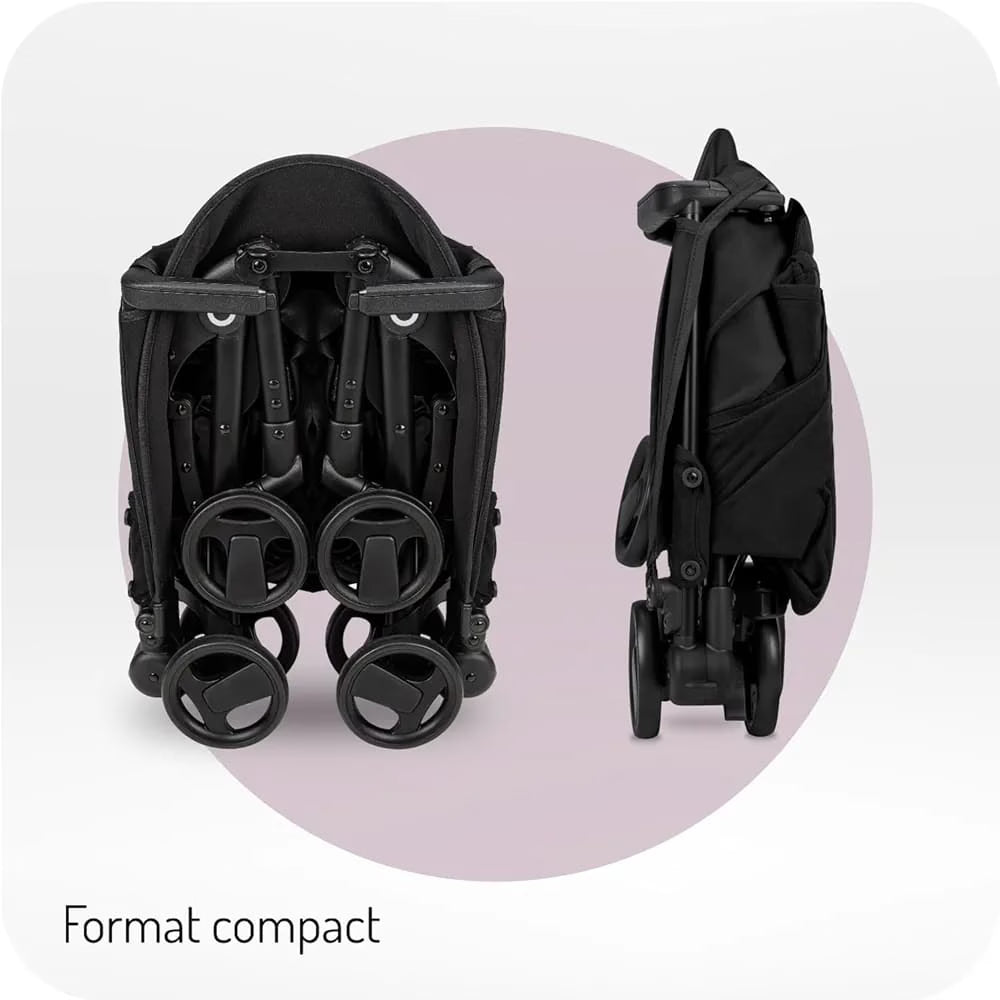 Poussette Burbay Original One of One – Ultra-Légère 5.5kg – Black