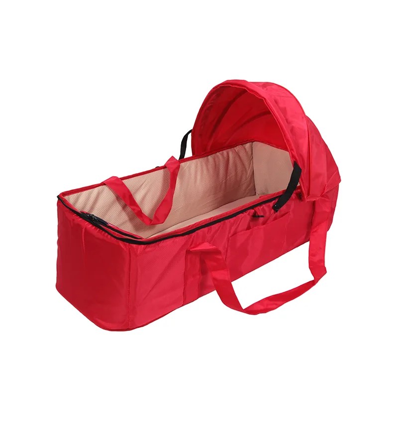 COUFFIN PORTABLE ROUGE – MON BÉBÉ