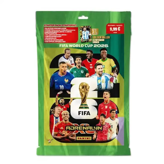 Panini FIFA World Cup 2026 – Adrenalyn XL Starter Pack