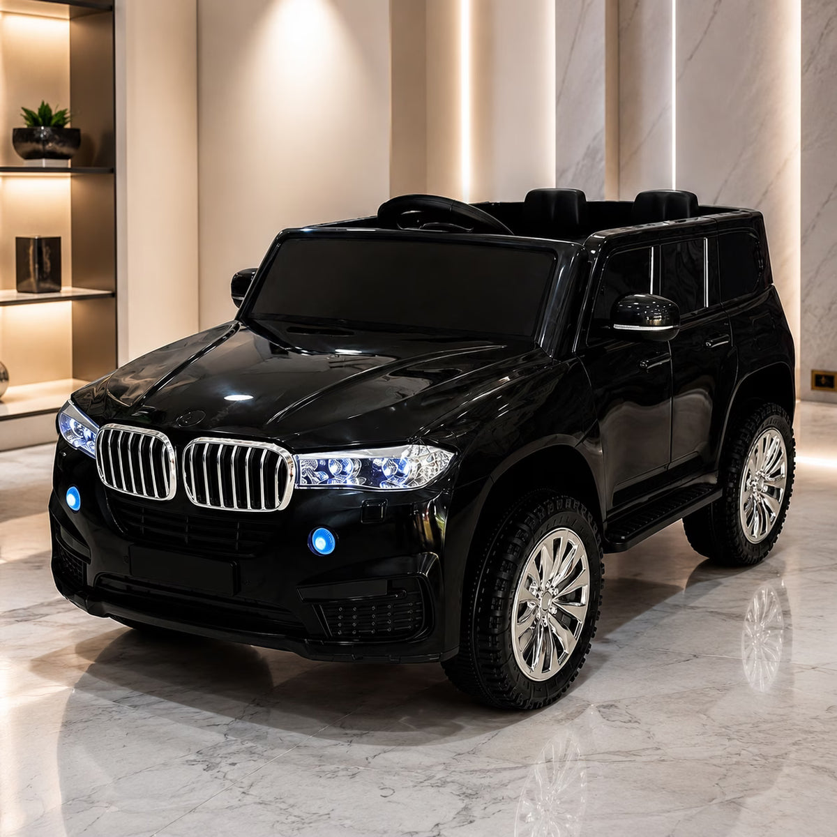 Voiture Électrique Enfant 12V Style BMW X5 – Noir