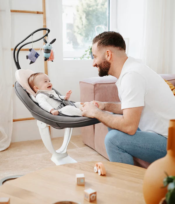 Babymoov Balancelle Électrique Swoon Motion Zinc